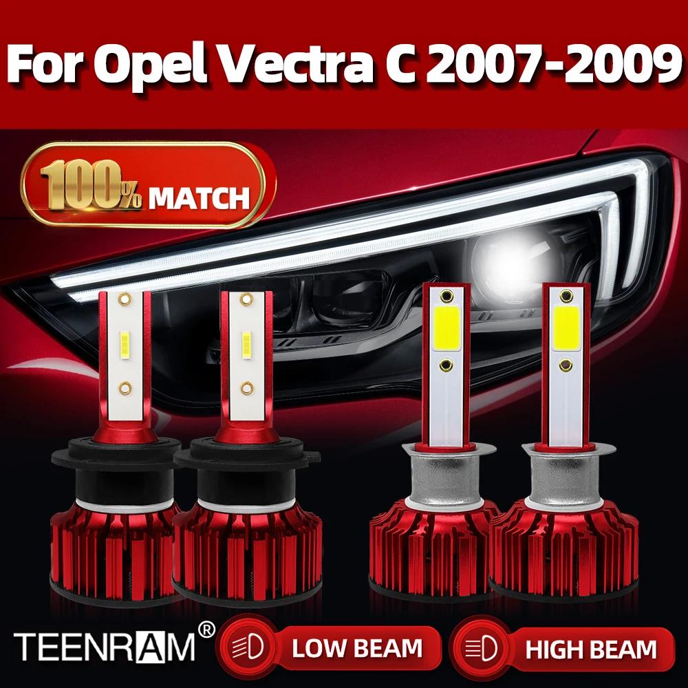 Canbus  LED Ʈ  ο  ͺ , Opel Vectra C 2007 2008 2009, 240W, 40000LM, H1, H7, 6000K, ȭƮ, 12V, 24V